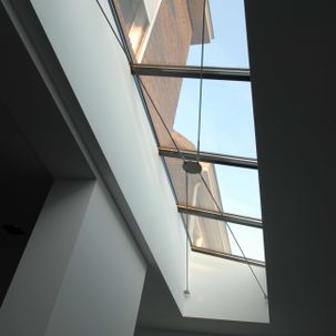 aluminium lichtstraat van onder